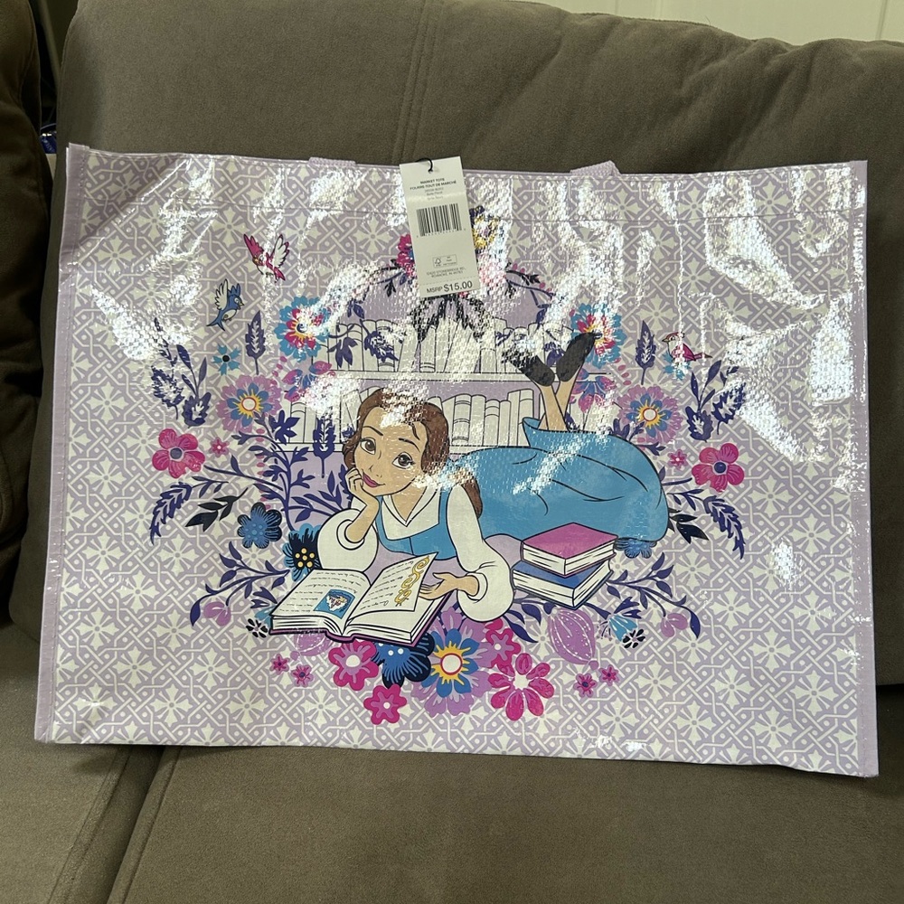 Disney Belle Floral market tote